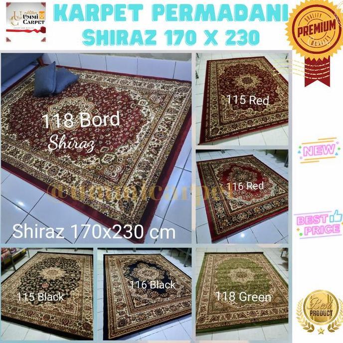 KARPET PERMADANI SEMI TURKI 170X230 KARPET LANTAI RUANG TAMU MURAH *