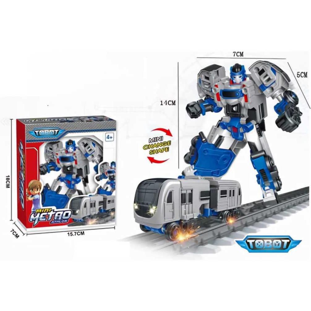 Mainan tobot kereta/ Tobot Mini metro/mainan robot tobot athlon