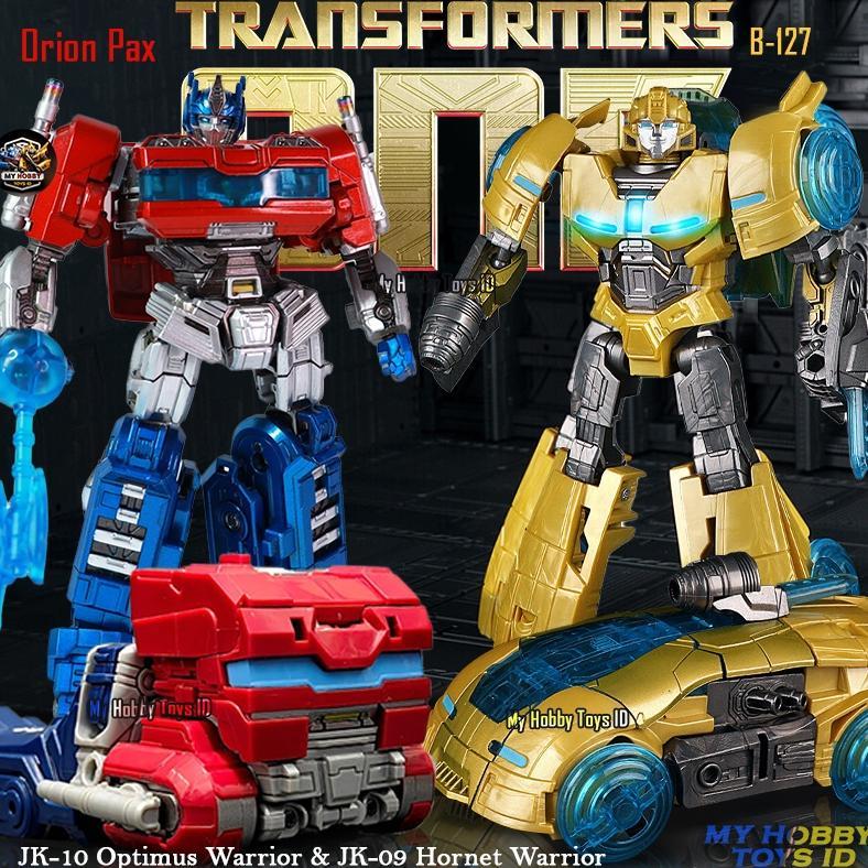 Mainan Robot Transs formers One Optimus Prime Orion Pax & Bumblebee B-127 Bisa Transform Mobil