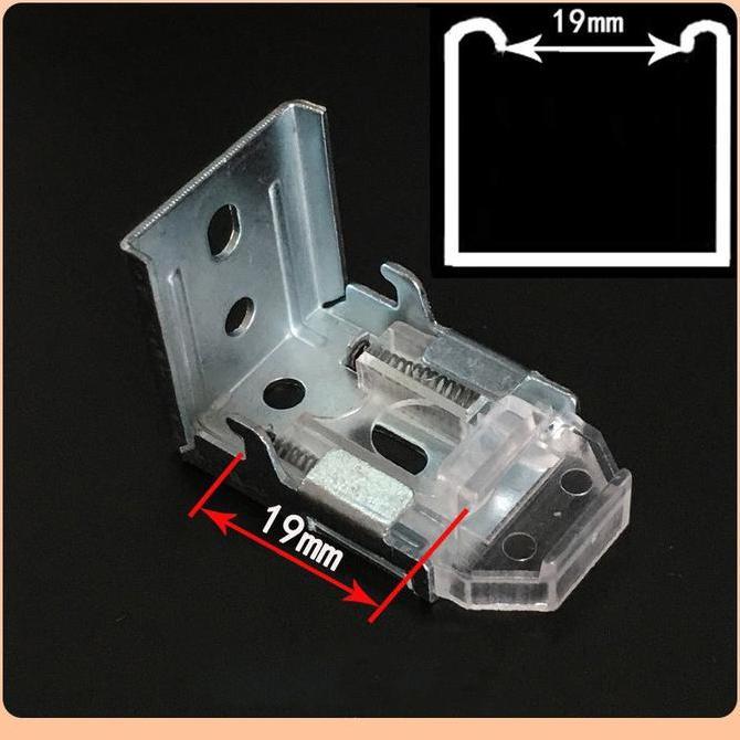 TERLARIS 10PCS BRACKET HORIZONTAL BLINDS KAKI BRACKET VENETIAN BLINDS ALUMUNIUM