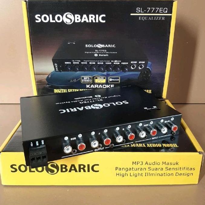 Parametrik Audio Mobil Equalizer Bluetooth Karoke SOLOBARIC SL 777 EQ