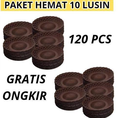 10 LUSIN / 120 PCS PIRING ROTAN Plastik Tebel Dan Kokoh Anyam Kitchenware