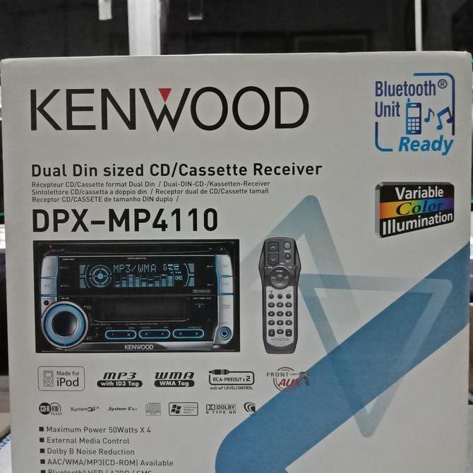 Double din kenwood dpx mp4110 - tape kenwood dpxmp4110 - radio tape
