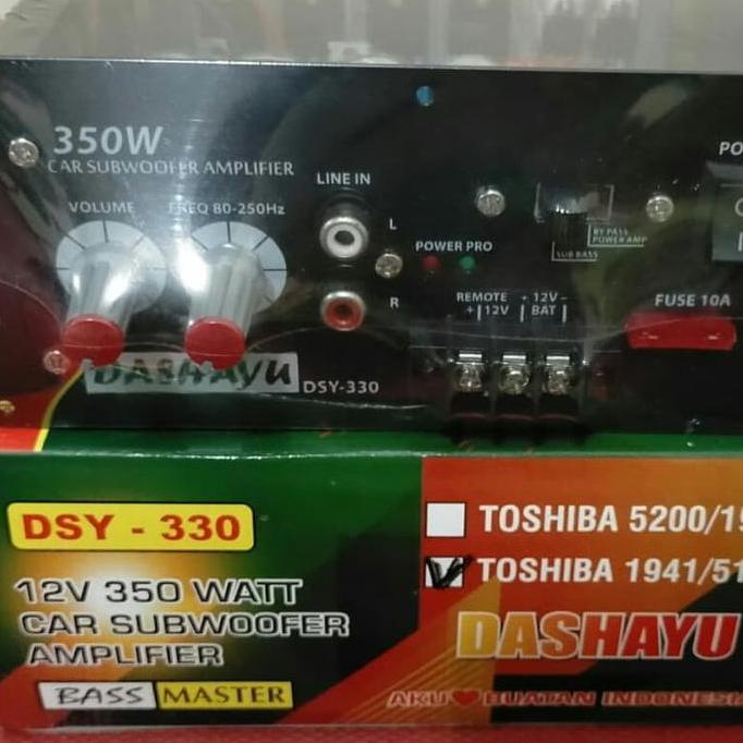power kit bass monoblock bass master DSY -330 350 WATT