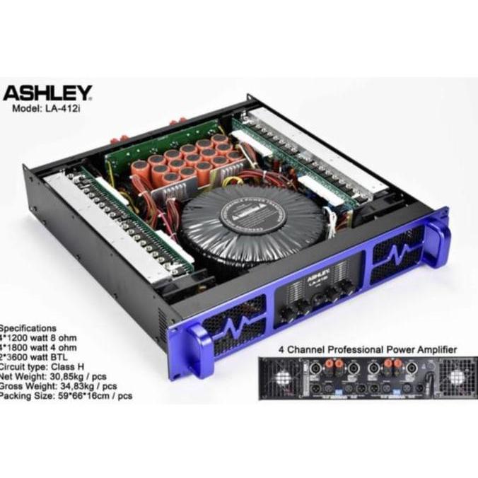 Power 4 channel Ashley Turbo 412i Orinal