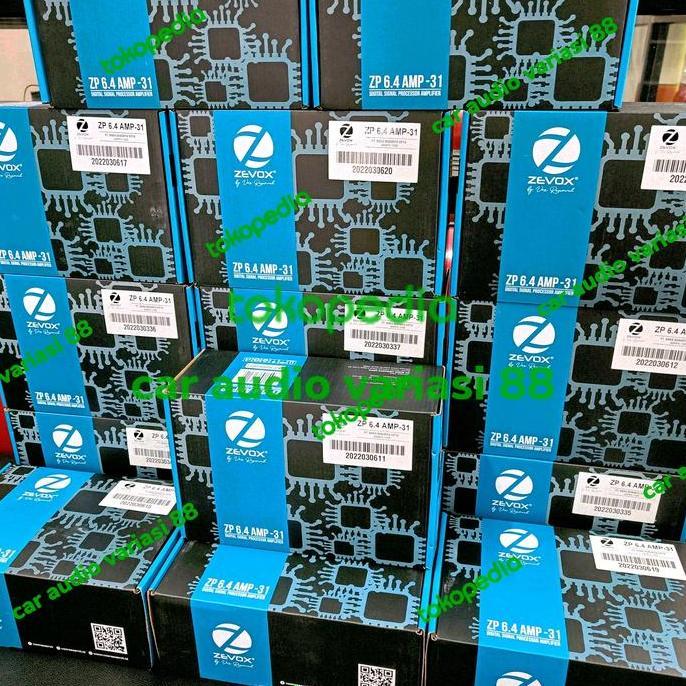 Dital Sound Processor ZEVOX ZP 6.4 AMP-31 DSP Audio Mobil 31 Band EQ