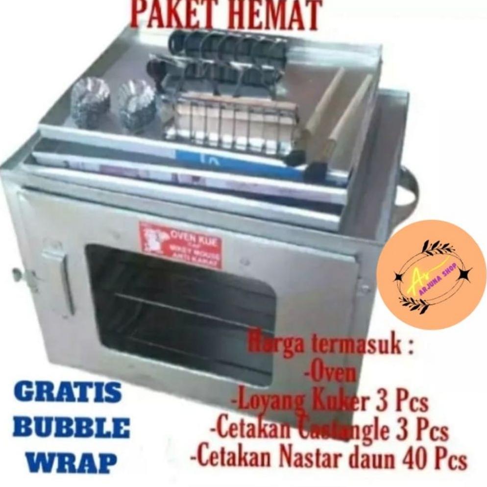 oven tangkring susun 3 Oven tangkring kompor 3 susun oven mini anti karat ukuran 352725cm Diskon
