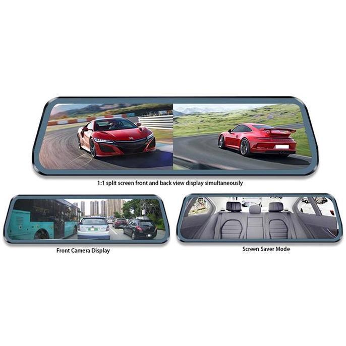 Kamera Mobil Dashcam Spion WiFi HDR 4K IPS 9.66 Inch Dashcam Spion