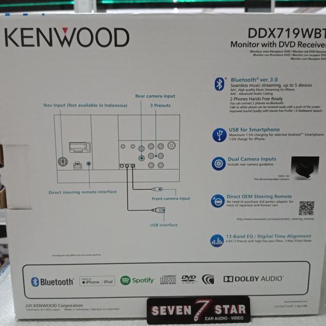 Kenwood ddx719wbt - kenwood ddx 719 wbt - head unit kenwood ddx719