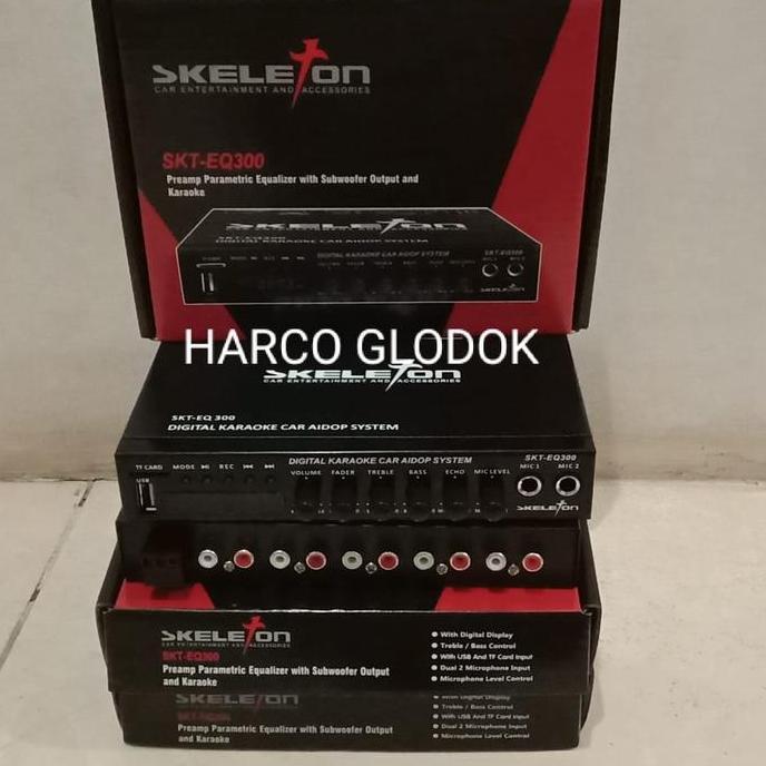 Parametrik Skeleton SKT-EQ 300 Bluetooth karaoke MMC,SD