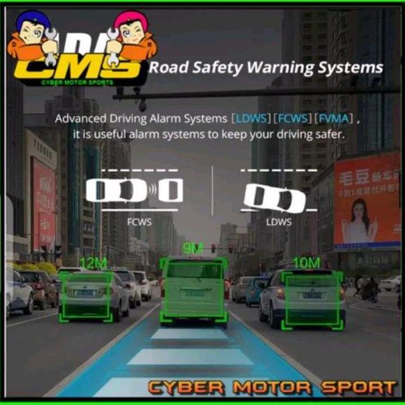 DVR spion rekam depan belakang .CCTV mobil Full HD. Camera perekam