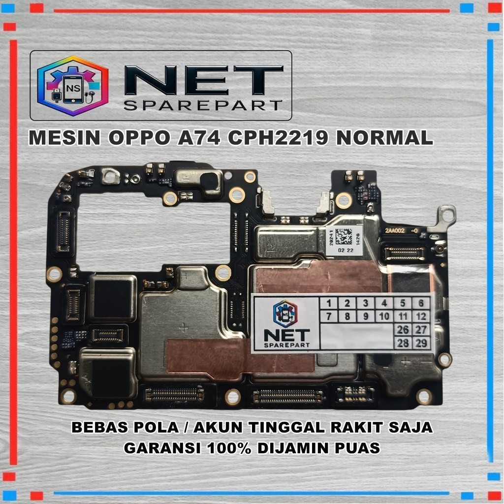 MESIN OPPO A74 / MODEL CPH2219 NORMAL SEGEL ORIGINAL TESTED