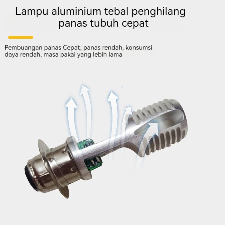 NEW DEALS SEAMETAL LAMPU LED MOTOR H6 LAMPU DEPAN LED BEAT FIT LAMPU DEPAN LED SUPRA X 125 LAMPU DEP