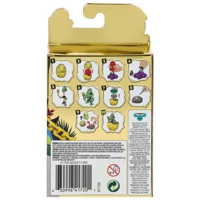 Mainan Treasure Hunt Treasure X Dino Gold S4 Armored Egg Pack