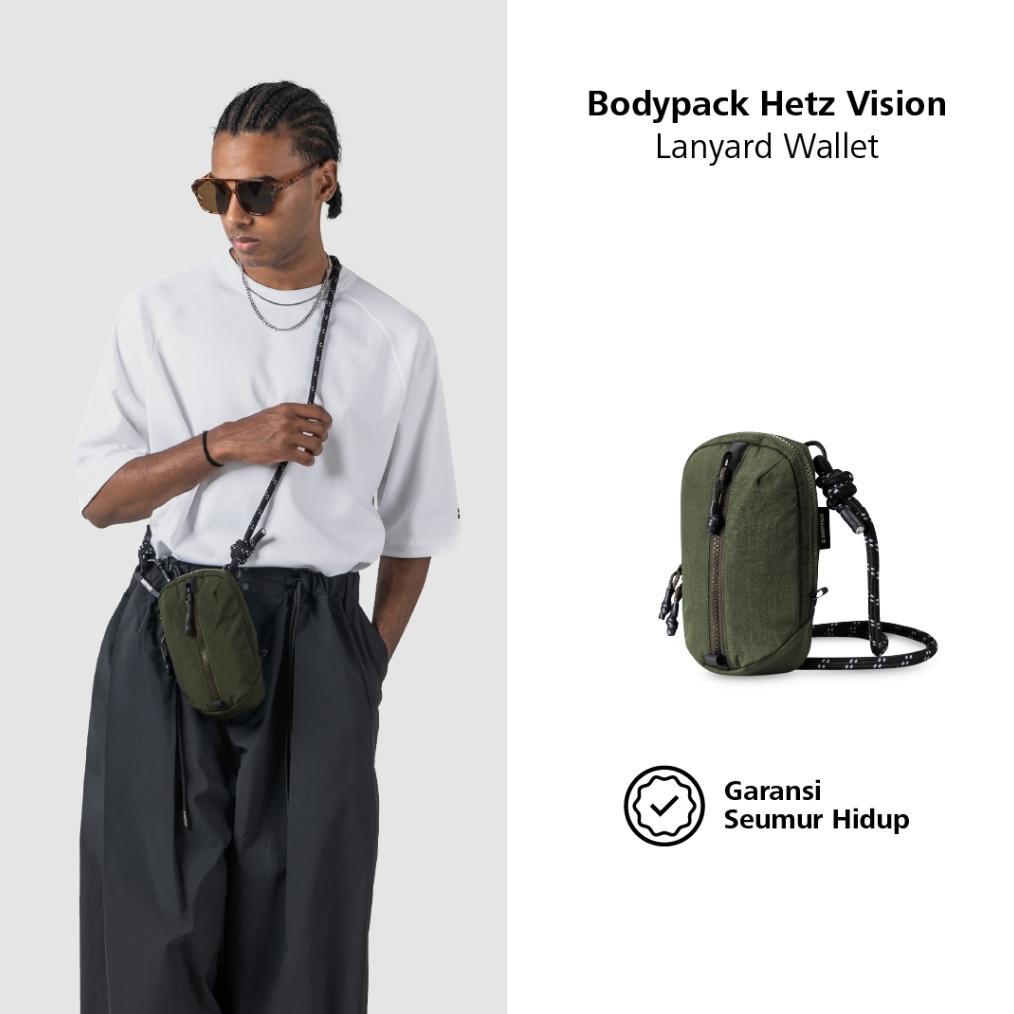 Bodypack Hetz Vision Travel Pouch Olive Tas Selempang Kecil Dompet Praktis Termurah