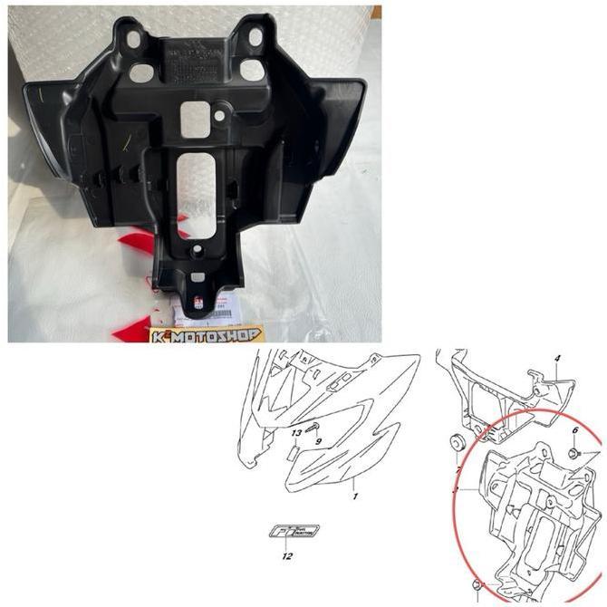 Bracket Dudukan Breket Brace Housing Batok Lampu Reflektor Satria Fu Fi Injeksi Raider Fi Sgp