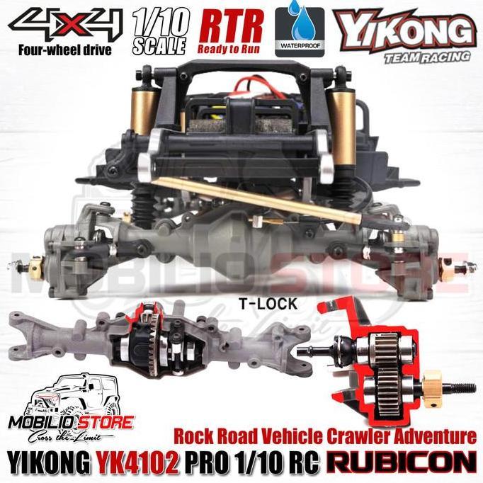 Promo Yikong Yk4102 Pro 1/10 Rc Rock Road Vehicle Crawler Adventure Rtr Cod