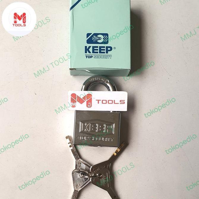 Gembok KEEP 50mm Pendek- KEEP Top Security Lock-KEEP Gembok stainless