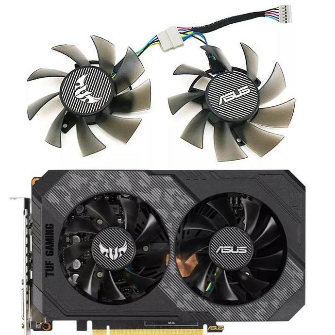 BEBAS ONGKIR - Fan kipas ASUS TUF RTX 2060 Gtx 1660 1660ti 1650 75mm 6pin OEM