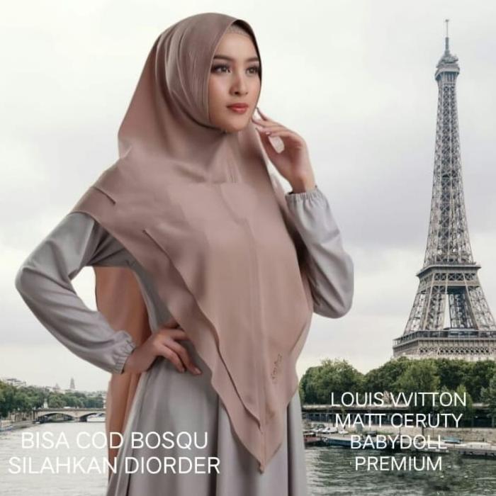 Sale HIJAB INSTAN CERUTY 2 LAYER/KHIMAR 2 LAYER PET JUMBO XL/BERGO 2 LYER PET CERUTY/KHIMAR LV