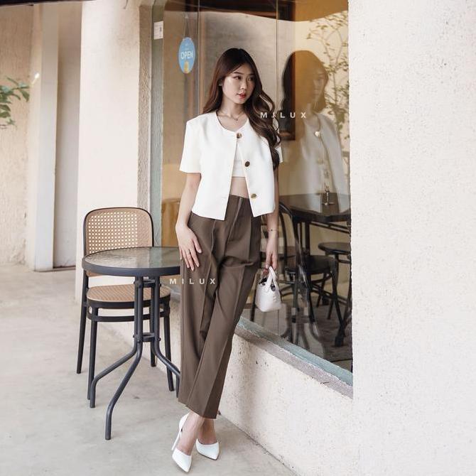 Kemeja Blouse Wanita Daily Wear Women Basic Mx144 Terbaru !!!