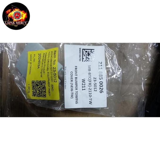 COVER Front Bumper Towing Mercy W211