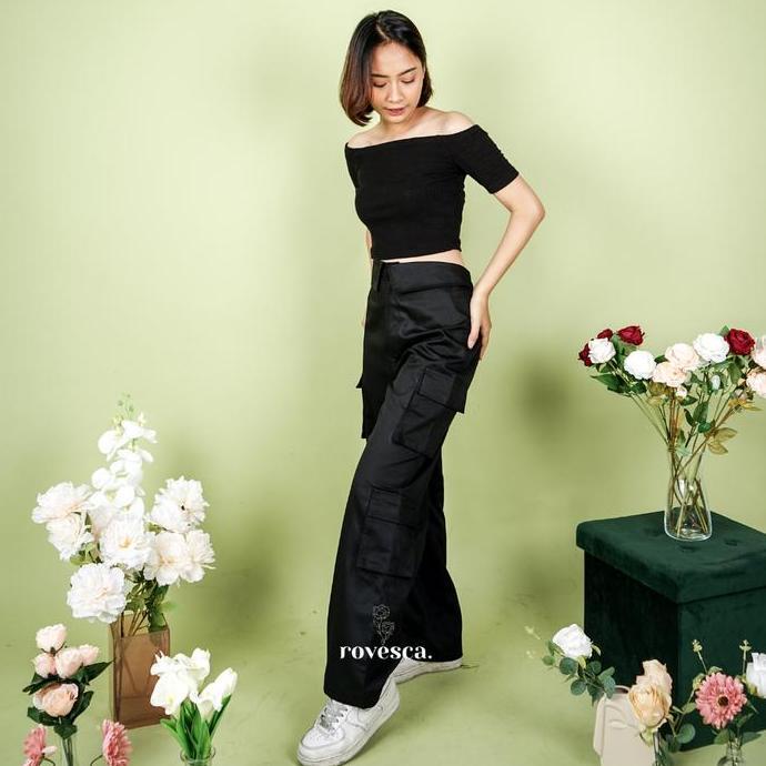 ROVESCA - YERI CARGO PANTS // Celana Kargo Double Saku