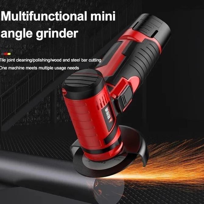 Hab Reaim Gerinda Listrik 3 Inch Baterai Gergaji Mesin Mini Multifungsi Untuk Potong Kayu Besi Logam