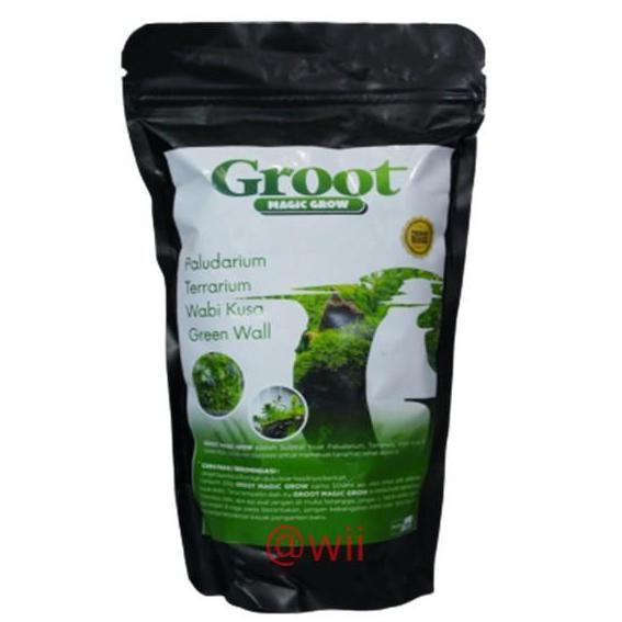 Fisch- Groot Magic Grow Media Tanam Pupuk Paludarium Terrarium Wabikusa Aquascape