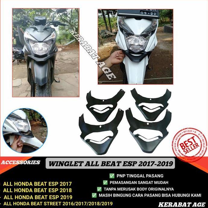 Aksesoris Beat / Moncong Winglet Honda Beat
