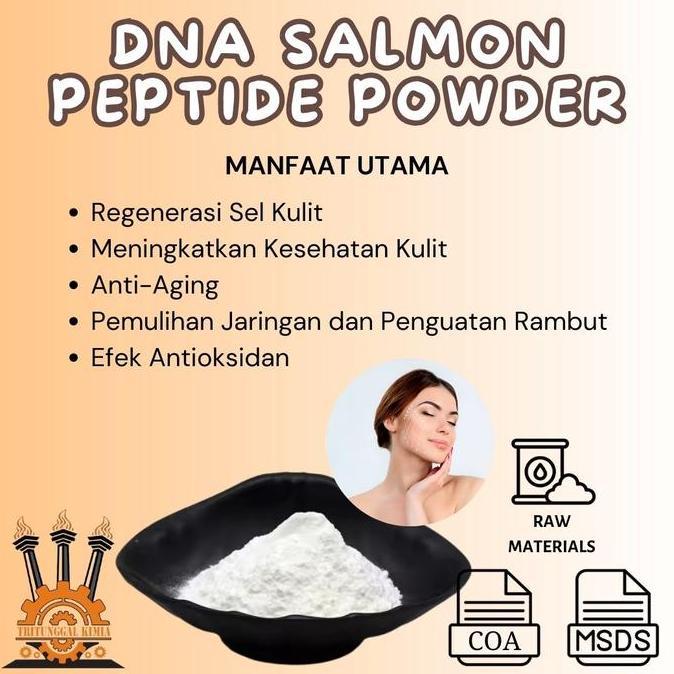 1Kg - Dna Salmon Peptide Powder Collagen / Dna Ikan Salmon Kolagen / Suplemen Regenerasi Sel Kulit