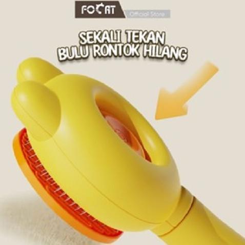 TANVISTORE [PAKET HEPI 1] FOCAT GUNTING KUKU ANJING KUCING F29  F14 PET COMB BRUSH GRATIS VITAMIN KU