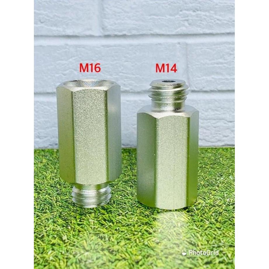 EXTENDER BOLT ADAPTOR/BAUT SAMBUNG MESIN POLES/BAUT ADAPTOR M16 TO M14 RESTOCK