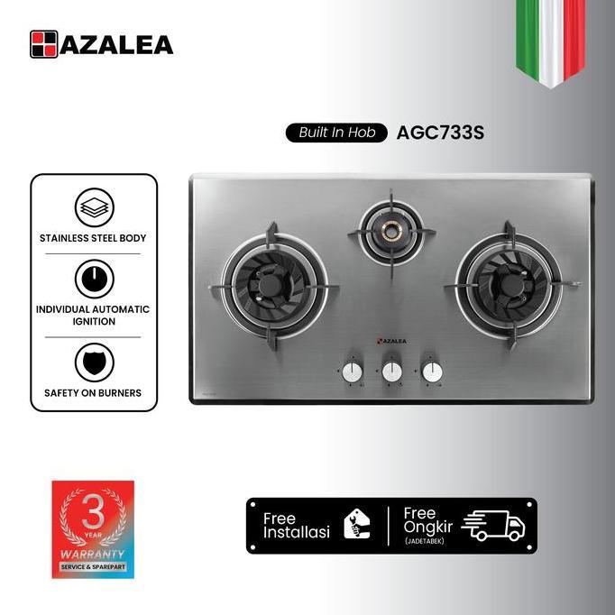 Promo Azalea Kompor Tanam Agc733S - Gas, Cooker