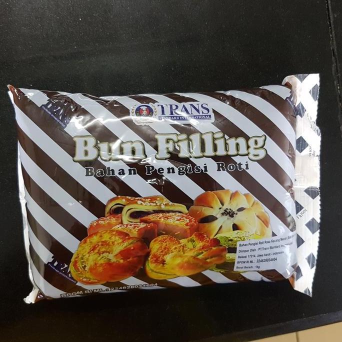Bun Filling Red Bean Trans 1 Kg Terlaris