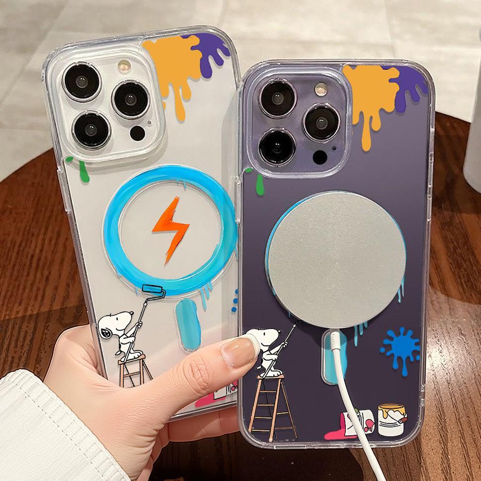 hot deals magnetic wireless charger case hp untuk iphone 11 12 13 14 15 16 pro max iphone 13 magsafe