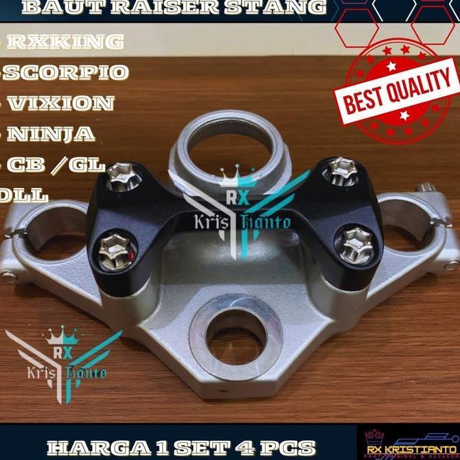 Baut Raiser Klem Stang Custom Probolt Rxking Rx King Scorpio Vixion Xabre Byson Ninja Cb Gl Stainles