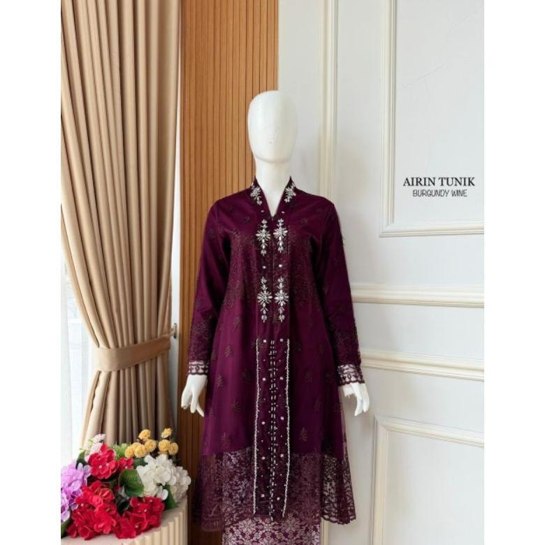 TERMURAH Kebaya Airin Tunik Set Songket Tunik Pesta Baju Kondangan