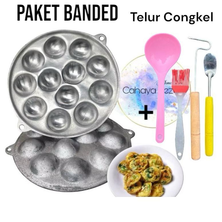 VIREONSTORE CETAKAN TELUR CONGKEL TAKOYAKI CETAKAN LUBANG 12 / WAJAN CETAKAN CILOR MAKLOR / BAKLOR F