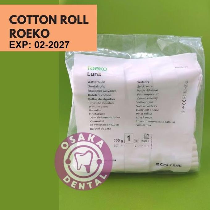Cotton Roll Roeko tersedia no.1 dan no.2