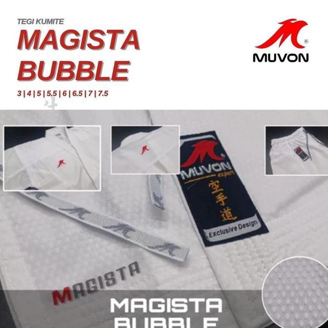 MUVON MAGISTA BUBBLE TEGI KUMITE Karate-Gi Baju Karate (TERBAIK) (TERBARU) (TERMURAH)