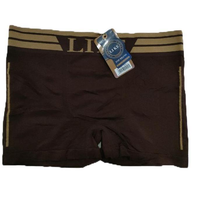 Sale 3 Pcs Celana Boxer Pria / Cd Boxer Like Lembut Nyaman Cowok Dewasa
