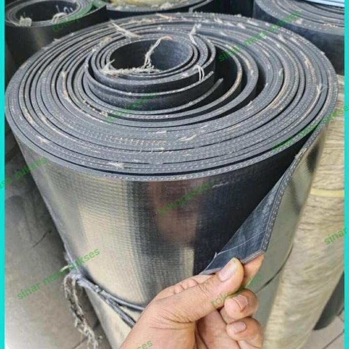 Rubber Sheet Serat Benang ( Karet Serat Benang 2 ply Lembaran) 8mm
