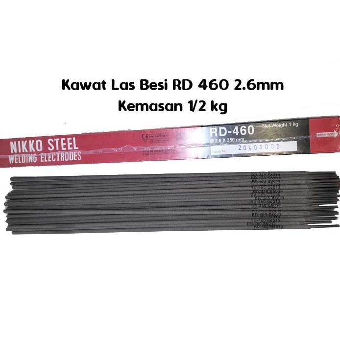 Kawat Las Besi 2.6Mm Kawat Las Nikko Steel Rd460 Kawat Las Rd-460 2.6Mm Kawat Las 2Mm Welding Electr