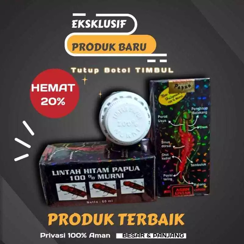 MINYAK LINTAH HITAM PAPUA ASLI 100% ORIGINAL PEMBESARPENIS LINTAH HITAM PAPUA 100% ORIGINAL MINYAK P
