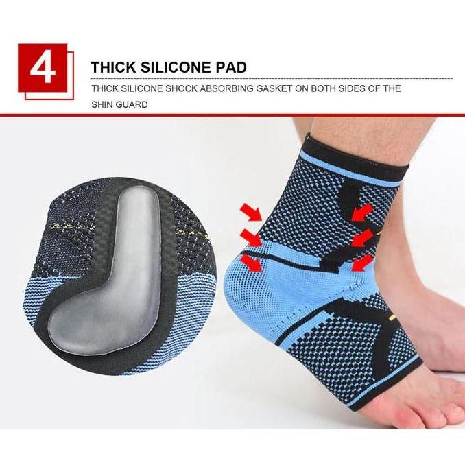 Deker Pelindung Engkel Kaki Tumit Ankle Support Brace Dekker Ankle