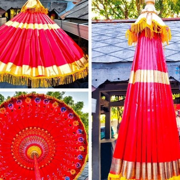 Payung Keraton/Payung Kraton/Payung Merah/Payjng Dekorasi