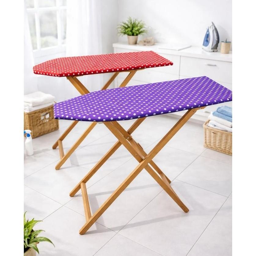 Meja Setrika Kayu/Meja Setrika Berdiri/Meja Setrika Duduk