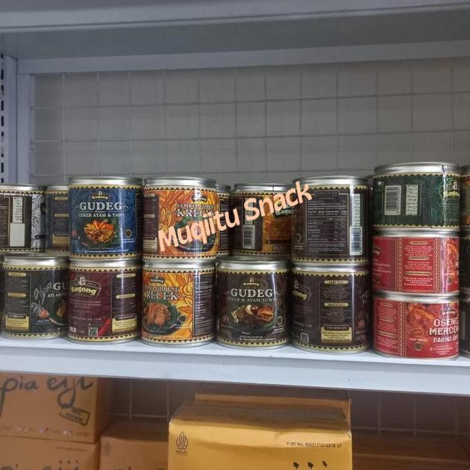 Gudeg Kaleng Bagong Yu Djum 210 Gr 300 Gr Asli Khas Jogja Jogjakarta Yogya Yogyakarta Sambal Goreng 