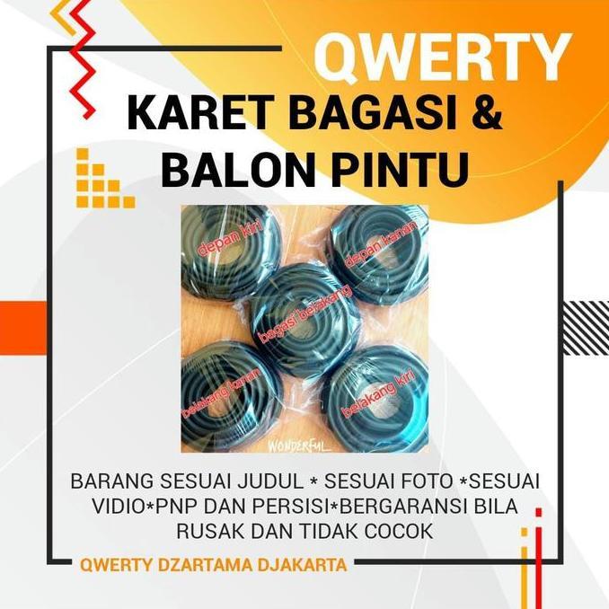KARET PINTU BAGASI / KARET BALON PINTU MOBIL HONDA CRV SEMUA TAHUN SIAP KIRIM